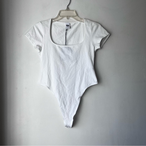 RE/DONE x Pamela Anderson Square Neck Thong Bodysuit M NWT - Picture 6 of 9